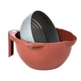 thumbnail image 5 of XGFHYJEH Colander, Colander Plastic, Small Colander, Berry Colander, Kitchen Colander, Fruit Colander, Small Colander for Fruit and Veggies， Colander Plastic with Handle, 5 of 6