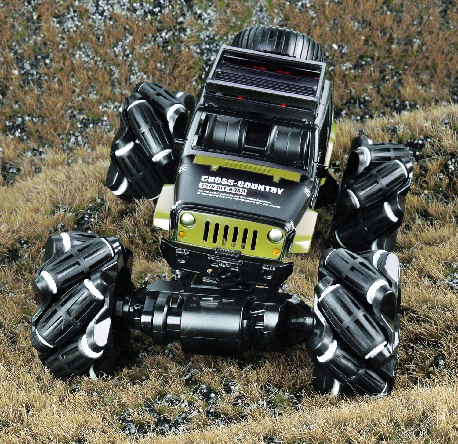 SZDUDU 1:16 Alloy Gesture Sensing Remote Control Car, 360° Rotating 4WD 2.4GHz Remote Control Gesture Sensing Car, RC Monster Trucks Toy Car for 6-12 Year Old Boys & Girls
