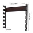 thumbnail image 3 of Sticks Horizontal Storage Pool Cue Rack Wall Mounted Billiard Cue Holder Rack 6, 3 of 14