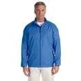 thumbnail image 2 of adidas A169 Mens 3-Stripes Full-Zip Jacket - Gulf & Black, XL, 2 of 3