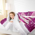 thumbnail image 4 of Manfei Cartoon Xmas Tree Bedding Comforter Set, Merry Christmas Twin Comforter Sets, Princess Fairy Tale Reversible Bedding Set, Lightweight Room Decor, 2-Piece, 4 of 8