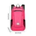 thumbnail image 3 of DELESYS Packable Lightweight Backpack Daypack Foldable Outdoor Climbing Cycling Backpacking Shoulder Bag for Men Women, 42x14x26cm, 3 of 6