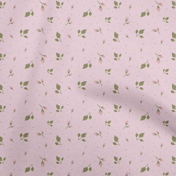 oneOone Cotton Jersey Light Pink Fabric Floral Sewing Craft Projects Fabric Prints By Yard 58 Inch Wide