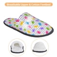 thumbnail image 3 of Balery Bear And Polka Dot Pantuflas de Casa de Felpa Silenciosas con Diseño Estampado, Zapatillas Cómodas Antideslizantes de Algodón para Interior-Medium, 3 of 8