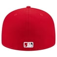 thumbnail image 4 of Men's New Era White/Red Los Angeles Angels Repeat 59FIFTY Fitted Hat, 4 of 5