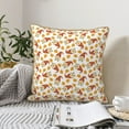 thumbnail image 4 of KLL Gnomes Autumn Decorative Throw Pillow Covers Velvet Soft for Couch Sofa Bedroom Living Room Outdoor (No pillow core)- 16"x16", 4 of 5