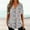 Multicolor, variant on Rezuofi 2 Pcs Women Floral Print Henley Shirts Button Down V Neck Causal Tops Short Sleeve Tunic Blouses Dressy Ladies Outfits