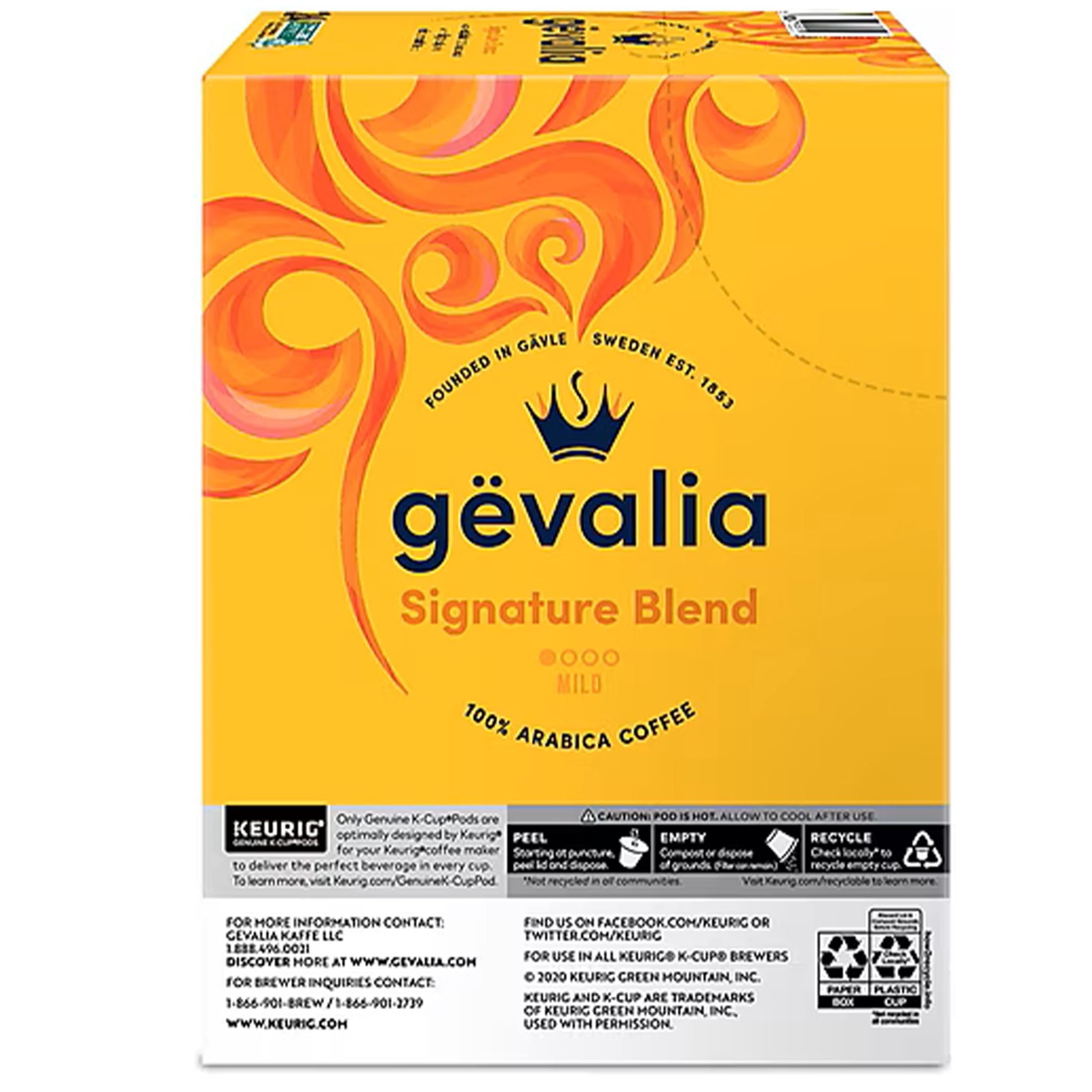 Gevalia® Single-Serve Coffee K-Cup®, Signature Blend, Carton Of 24