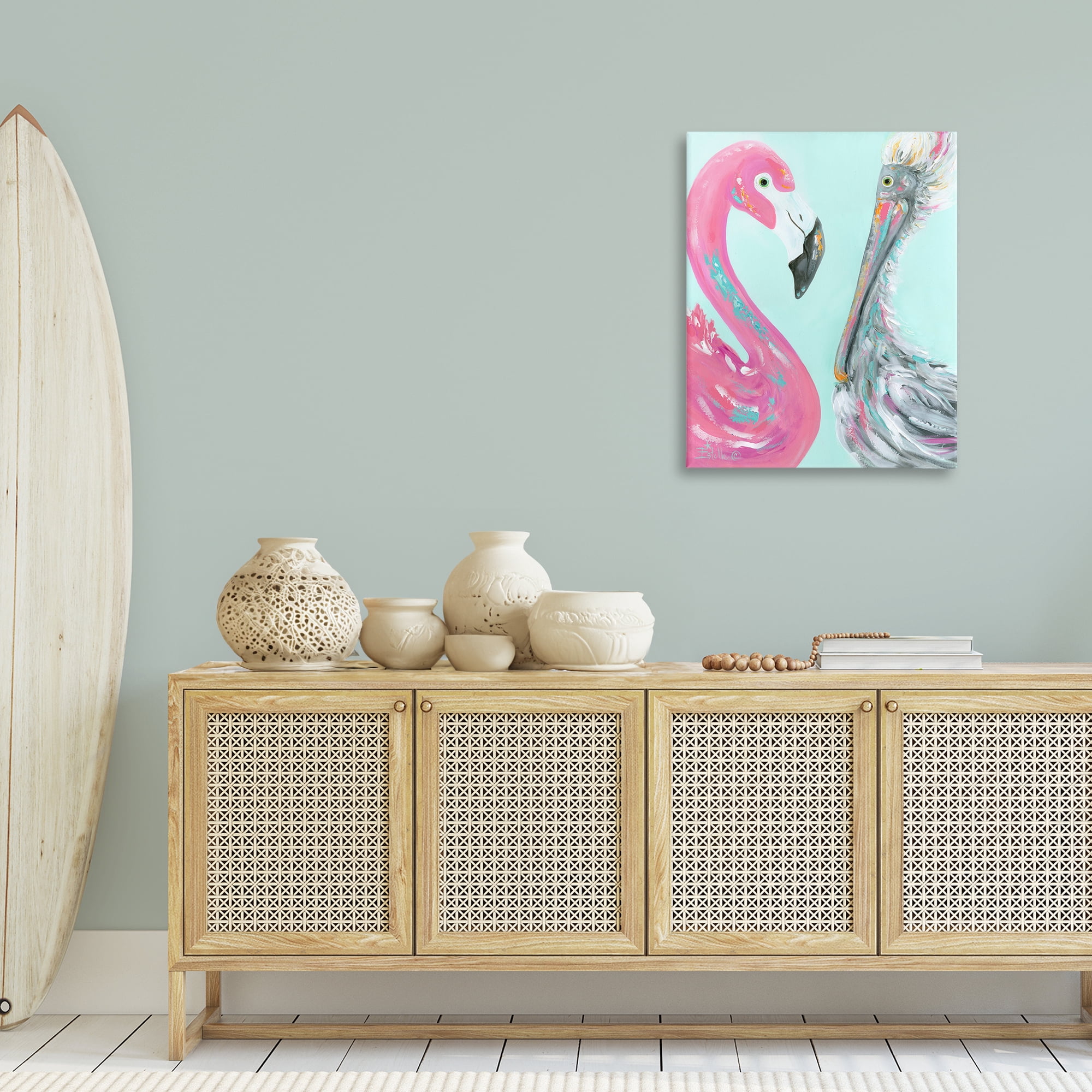 Stupell Industries Wild Nautical Birds Animals & Insects Painting Gallery Wrapped Canvas Art Print Wall Art, 24 x 30