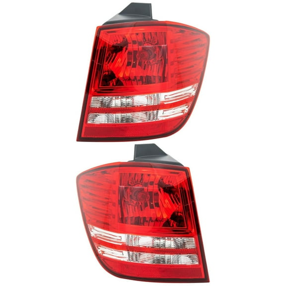 New Outer Pair Of Tail Lights Compatible With Dodge Journey SE Blacktop SE Value 2.4L 2010 2011 2012 2013 2014 2015 2016 2017 2018 2019 2020 By part number CH2805102 5116291AH CH2804102 5116290AH
