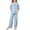 Blue Clouds, variant on Arshiner Pajamas for Girls Short Sleeve Long Pants Outfit 2 Piece Sleepwear Button Pjs Sets