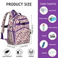 thumbnail image 6 of Botanical Garden Print Toddler Backpack Spacious Durable School Backpack with Chest Strap Adjustable Shoulder Straps for Daily Use, 6 of 6