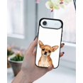 thumbnail image 5 of WIRESTER Shockproof Soft Rubber Cover Case for Apple iPhone 17 Air 6.6" 2025, Fawn Apple Head Chihuahua Dog, 5 of 5