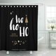 thumbnail image 1 of ABPHQTO Navidad Feliz Navidad Hoho Manuscrito moderno Cepillo Letras Saludo Cortina de ducha 152x180 cm ABPHQTO PKNMT60x72Shower-5634, 1 of 2