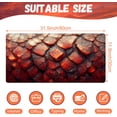 thumbnail image 2 of Desk Mat, Red Fire Dragon Scales Desk Pad, Cool Dragon Large Gaming Mouse Pad for Desk, 31.5"x11.8" Extended Big Computer Keyboard Mouse Pad with Non-Slip Base and Stitched Edge, 2 of 13
