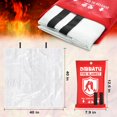thumbnail image 4 of DIBBATU Couverture d'Incendie d'Urgence pour la Maison, Couvertures Ignifuges pour la Maison et la Cuisine, Couvertures Ignifuges d'Urgence pour la Maison, FirePro, 4 of 9