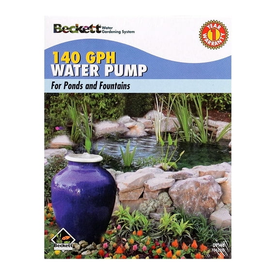 Beckett 7300210 Small Pond Medium Fountain Pump, 4 Watts, 120 Volt