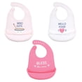 thumbnail image 1 of Baberos de Silicona Hudson Baby Miso Cute Unisex para Bebé Talla Única, 1 of 2