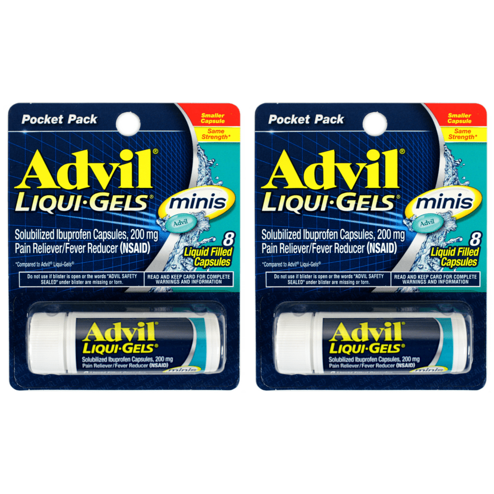 Advil LiquiGels Minis Pain Reliever and Fever Reducer