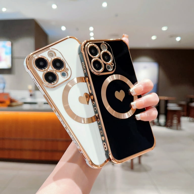 iPhone15 / black 【dress HEART 】 Ari Heart Dress Black with Rhinestones – Theme NYC
