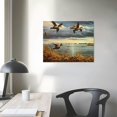 thumbnail image 4 of Nawypu Hunting Flying Wild Ducks Poster Painting Canvas Wall Art Living Room Bedroom Decor Modern, 4 of 6