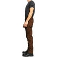 thumbnail image 5 of FULL BLUE Carpenter Fleece Lined Canvas Stretch Performance Pants, Regular Fit, Utility Pocket & Hammer Loop, Brown, 40x30, 5 of 6