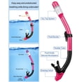 thumbnail image 3 of Set 4 en 1 de equipo de snorkel Ubekezele para adultos con bolsa de viaje, 3 of 7