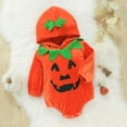 thumbnail image 4 of Gubotare Halloween Baby Clothes Baby Romper Bodysuit | Personalized Baby Romper 0 3 6 9 12 18 24 Months (Orange,6-9 Months), 4 of 9