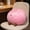Pink, variant on Cute Macaron Bun Shaped Throw Pillow Soft Elastic Cotton Decorative Sofa Nap Cushion for Home Office Car,Pink