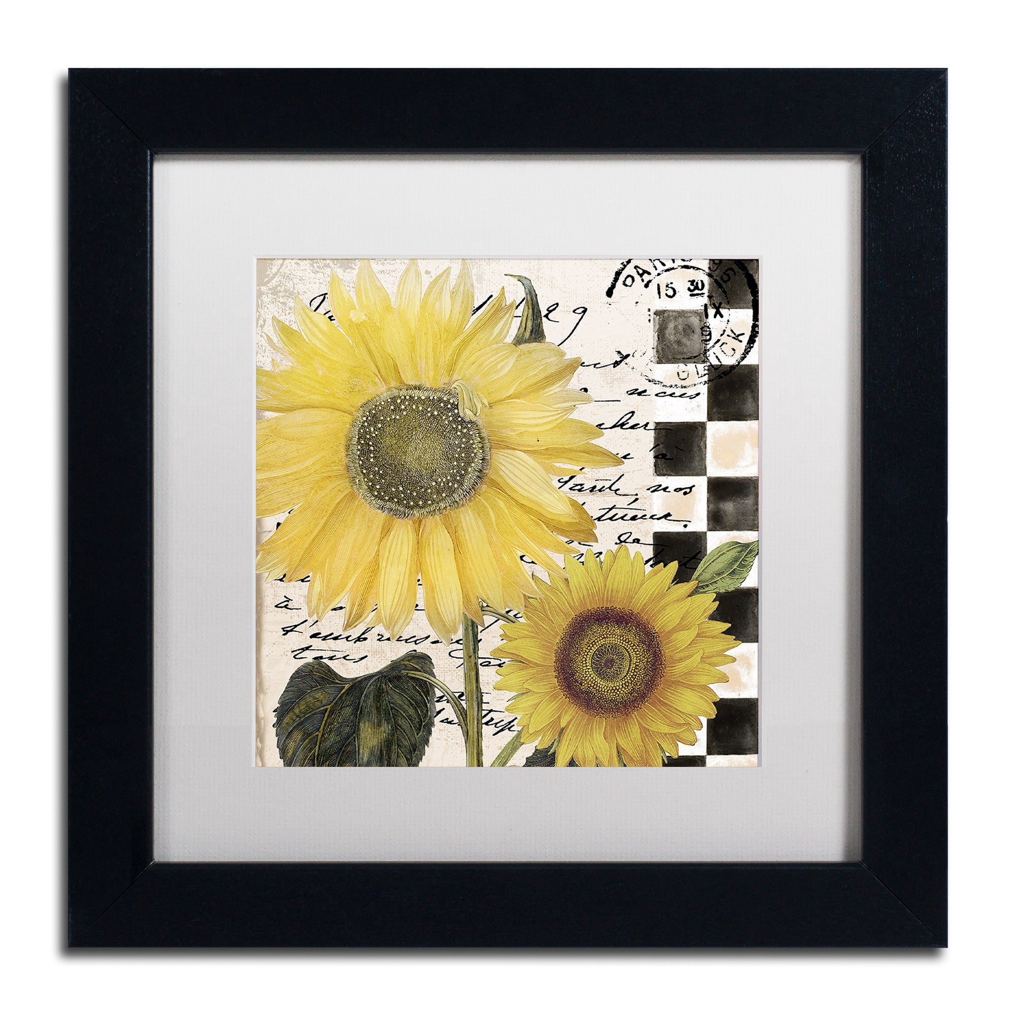 Trademark Fine Art "Late Summer I" Canvas Art by Color Bakery, White Matte, Black Frame