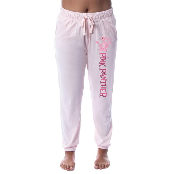 The Pink Panther Womens' Character Movie Film Sleep Jogger Pajama Pants