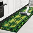 thumbnail image 6 of St.Patrick's Day Kitchen Rug Set of 2, Classic Green Buffalo Plaid Shamrock Non-Slip Kitchen Mat, Irish Home Decor St. Patrick's Day Holiday Decoration - 17 x 30 Inch and 17x47 Inch, Large, 6 of 7