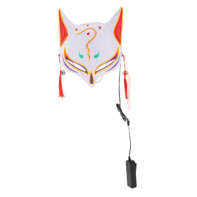 Halloween Cosplay LED juego máscara juego de rol Halloween bola decoración amarillo jinwen Cubierta de Cosplay de Halloween