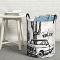 thumbnail image 6 of Gaeub Vintage Cactus Pickup Dirty Clothes Storage Basket, Toy Storage Bin for Storing Clothing, Diapers, Toys-Medium, 6 of 6