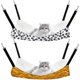 thumbnail image 1 of Hamaca Colgante para Gatos Jetec Reversible Suave y Transpirable 2 piezas, 1 of 7