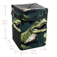 thumbnail image 5 of Crocodile Foldable Mini Trash Can for Car with Lid, Leak-proof Hanging Storage Bag - Car Garbage Can, 5 of 6