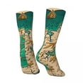 thumbnail image 4 of Earth Map Stockings Map of the World Custom Korean Socks Spring Anti Bacterial Socks Women, 4 of 7