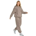 thumbnail image 2 of SUNBS Lounge Sets for Women 2 Piece Sets Sweat Set Suits Sweatpants Womens Hoodies Outfits Clothes, 2 of 8