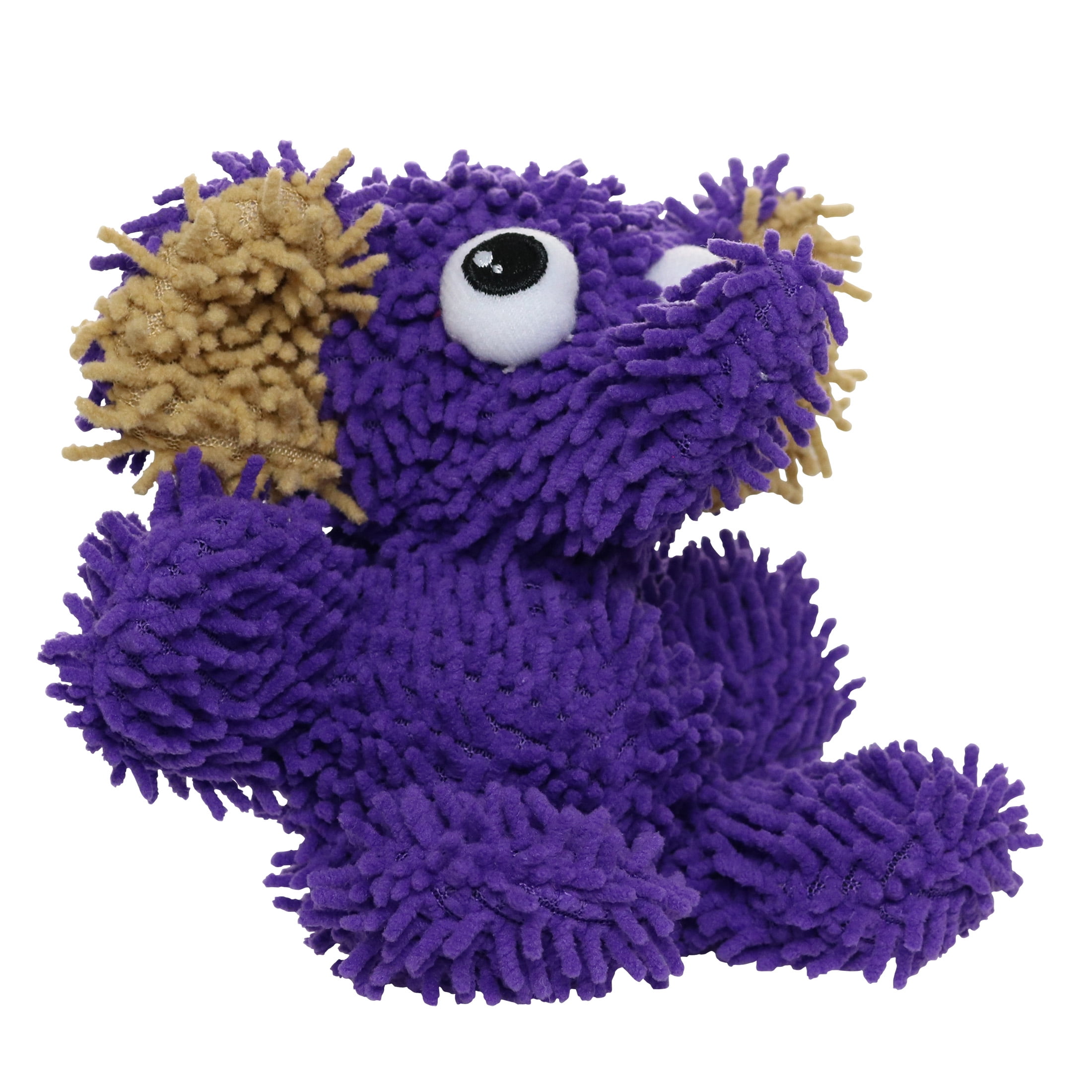Mighty Jr Microfiber Ball Elephant Durable Squeaky Plush Dog Toy