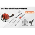 thumbnail image 3 of Seipouy Powerful 52cc 5 in 1 Multi Functional Trimming Tools,Gas Hedge Trimmer,Weed Eater,String Trimmer, Brush Cutter,Pole Saw Chainsaw with Extension Pole, Rubber Handle & Shoulder Strap Included, 3 of 11