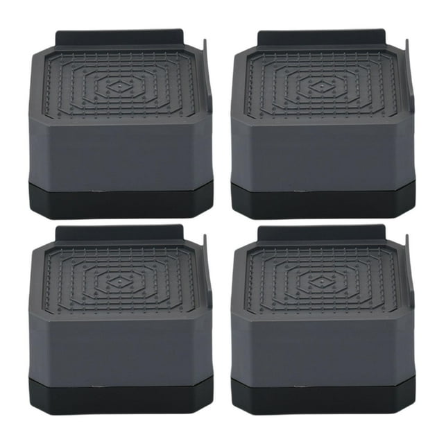GROWTH TANK 4 Pieces Anti Vibration Pads Square Furniture Leg Risers for Table Chair Bed 1 layer