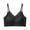 Black, variant on Women's Everyday Bras Delicate Scallop Lace V Neckline Wireless Seamless Cup Removable Soft Pads Thin Adjustable Straps Comfortable All Day Support Everyday Bras