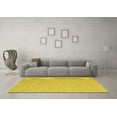 thumbnail image 3 of Ahgly Company Indoor Rectangle Abstract Yellow Contemporary Area Rugs, 8' x 10', 3 of 4