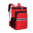 thumbnail image 2 of Mochila de almacenamiento de limpieza, bolsa para suministros de limpieza, bolsa de almacenamiento impermeable multifuncional portátil, utensilio domé Rojo, 2 of 8