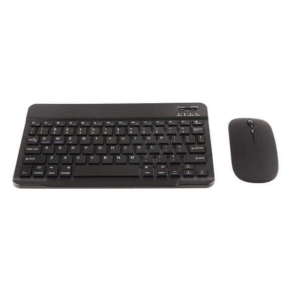 Ratón De Teclado Ultra Silencioso, Combo De Ratón De Teclado Inalámbrico Delgado Recargable Con Conexión BT Para PC, Tableta, Teléfono, Diseño Ergonómico, Escritura