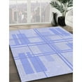 thumbnail image 3 of Ahgly Company Machine Washable Indoor Square Transitional Sky Blue Area Rugs, 8' Square, 3 of 7