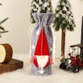 thumbnail image 5 of 4 Uds. Fundas para botellas de vino de gnomo navideño, bolsas para botellas de vino hechas a mano, decoraciones para fiestas de mesa, regalo Rojo Verde, 5 of 5
