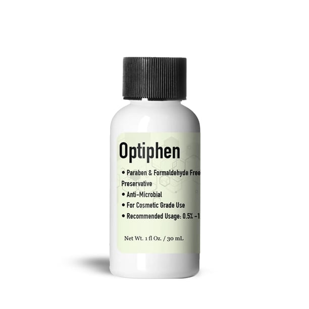 Conservante Optiphen (1 oz / 30 ml) Conservante natural Optiphen para cosméticos Conservante de amplio espectro sin parabenos soluble en agua para fabricación de lociones de Talsen Chemicals