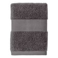 thumbnail image 3 of (2 pack) Better Homes & Gardens Signature Soft Solid Cotton Washcloth, Grey Flannel, 3 of 15