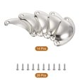 thumbnail image 3 of Uxcell 14pcs Drawer Handles for Kitchen Cupboard Furniture, Silver Tone, 3 of 5